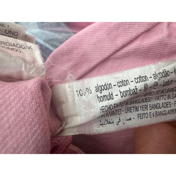 ZARA Size 2 Pink High-Rise Straight Leg Cotton Jeans - Picture 5 of 15